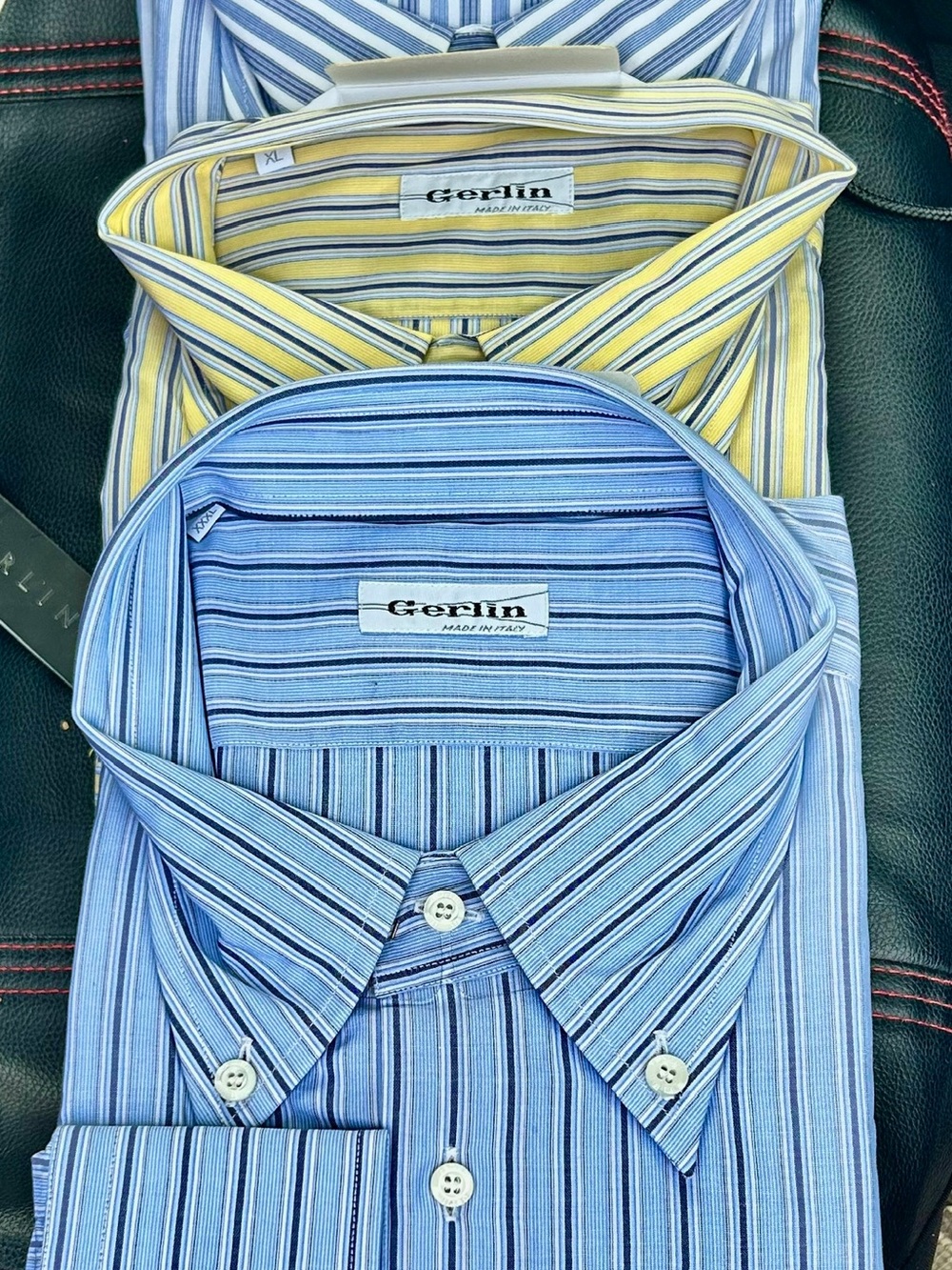 Blue Striped Dress Shirt - Classic Tailored Fit